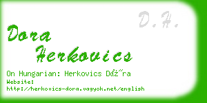 dora herkovics business card